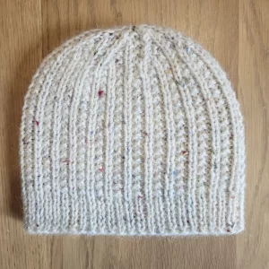 Beaded Ribbed Beanie